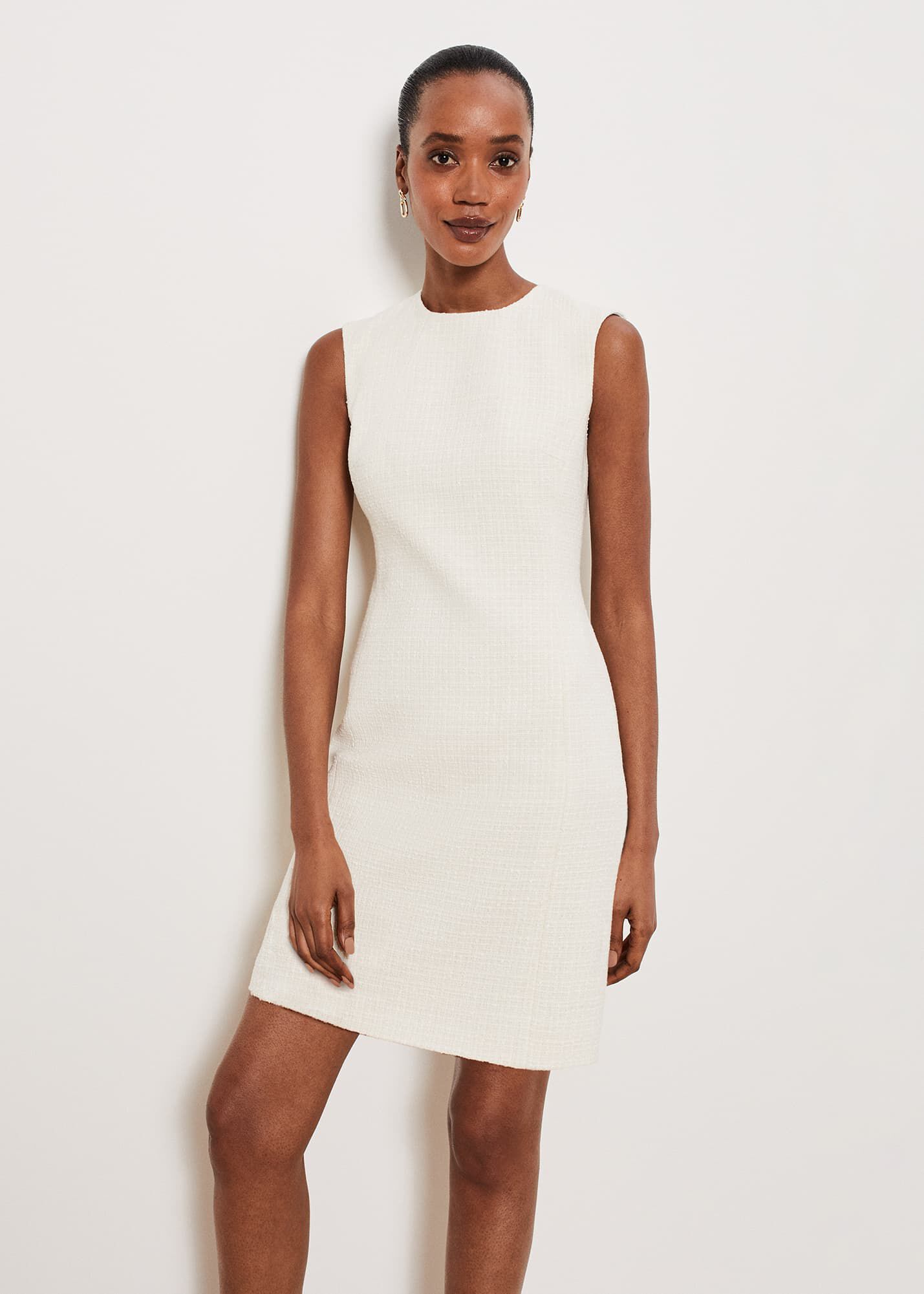 Hobbs clearance cream dress