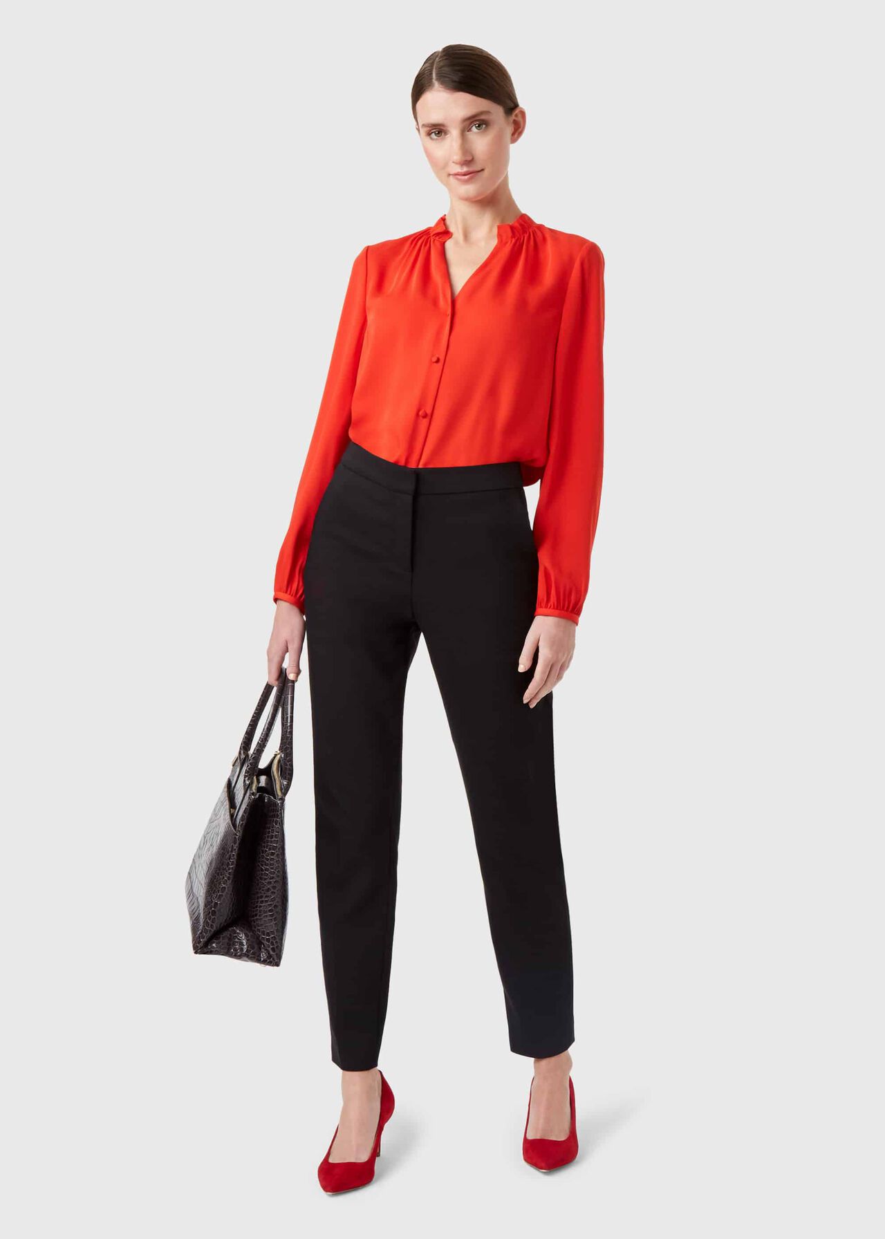 Gabi Blouse, Red, hi-res