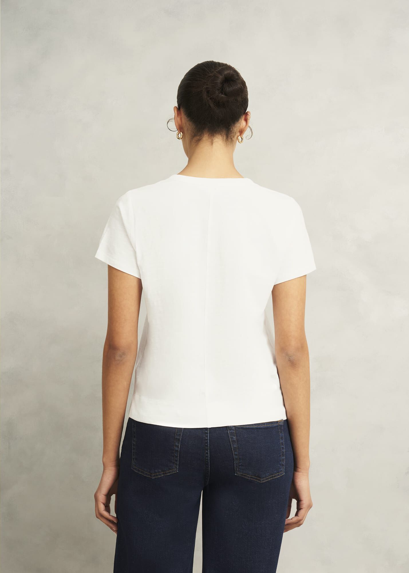 ホブズ HOBBS ALYCIA SLUB T-SHIRT （WHITE） Alycia Cotton Slub T-Shirt | Hobbs US |