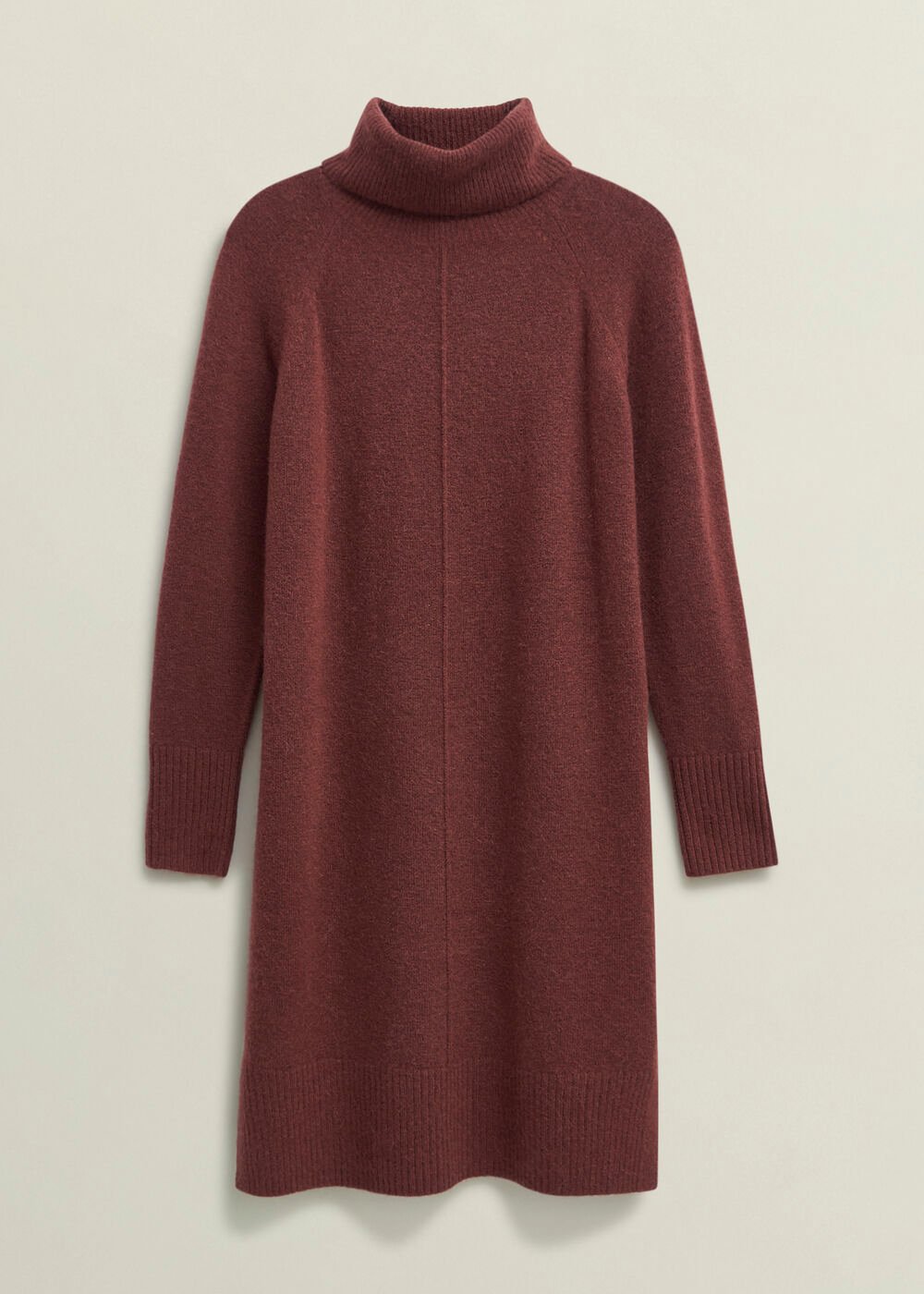 Nessa Knitted Dress, Cinnamon Brown, hi-res