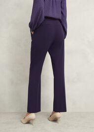 Fenella Straight Trousers, Grape Purple, hi-res