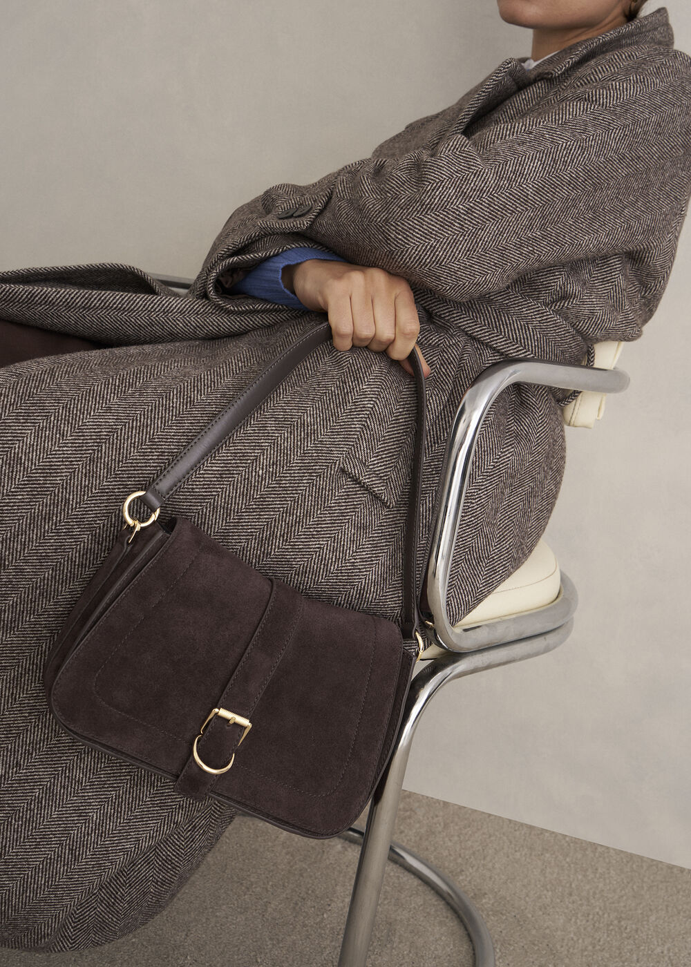 Wren Crossbody Bag, Chocolate Brown, hi-res