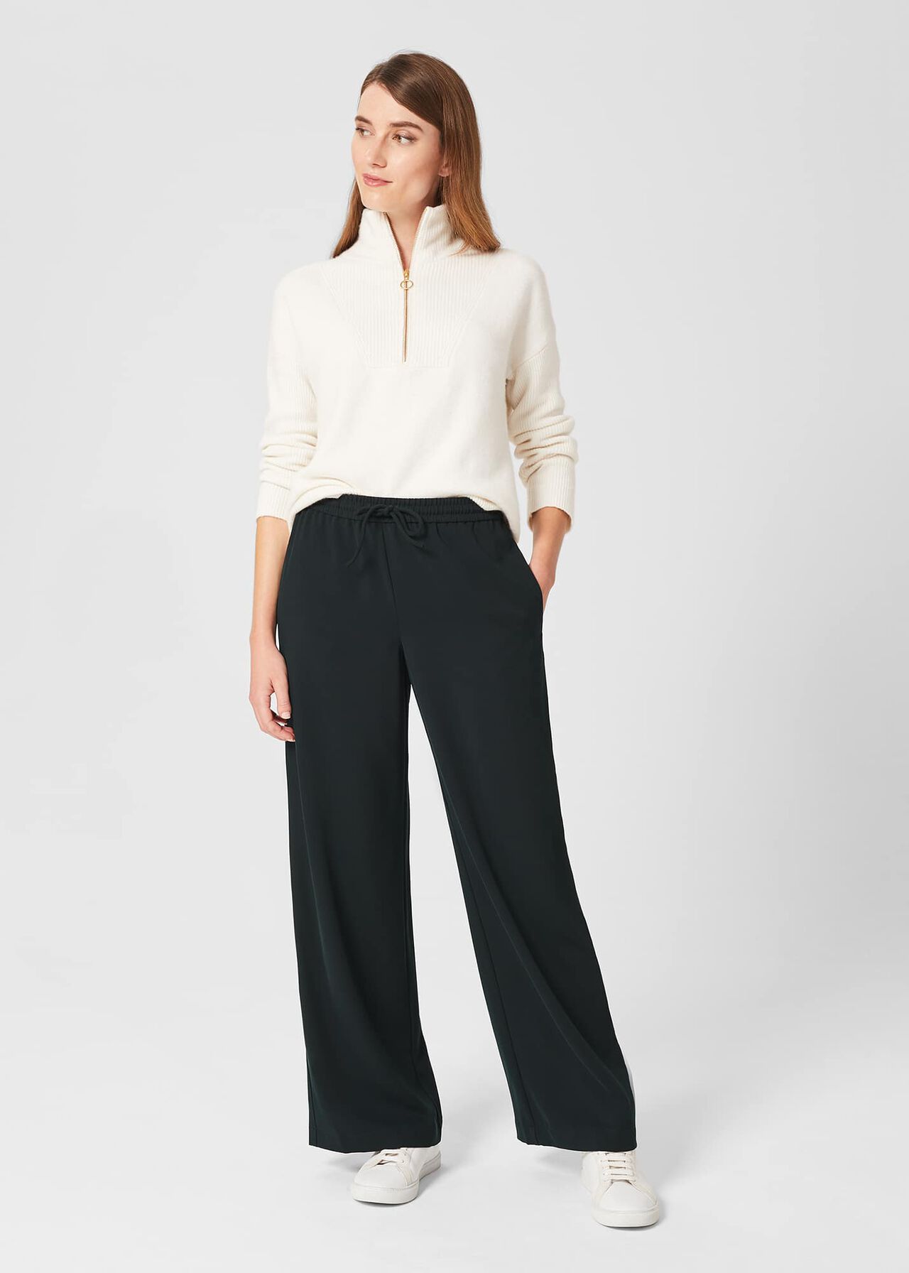 Nellie Trousers, Dark Pine Green, hi-res