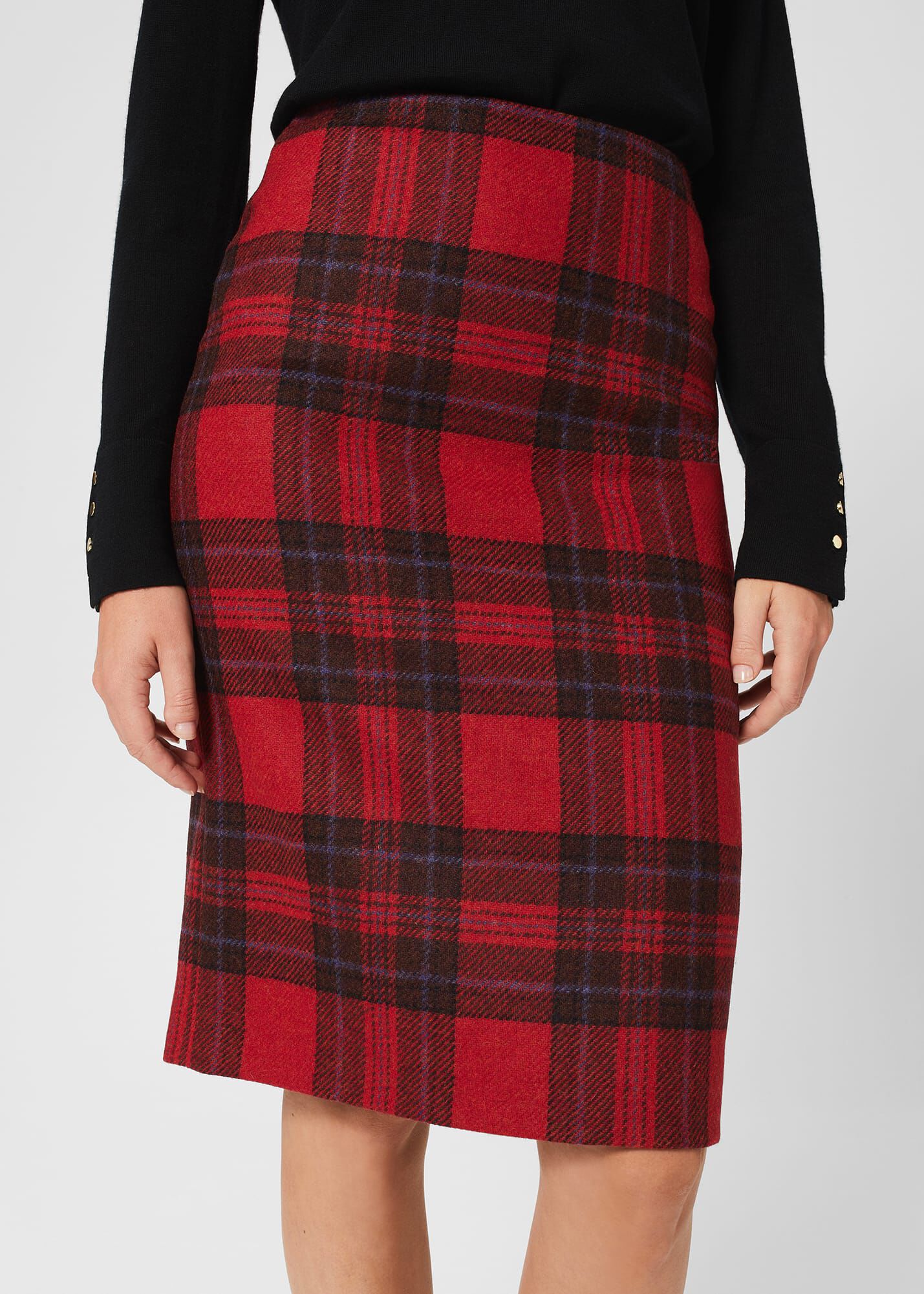 Hobbs hannah cord skirt red discount