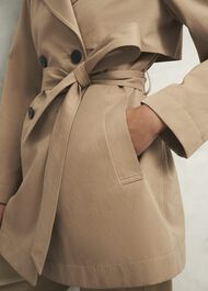 Norma Trench Coat, Fawn Beige, hi-res