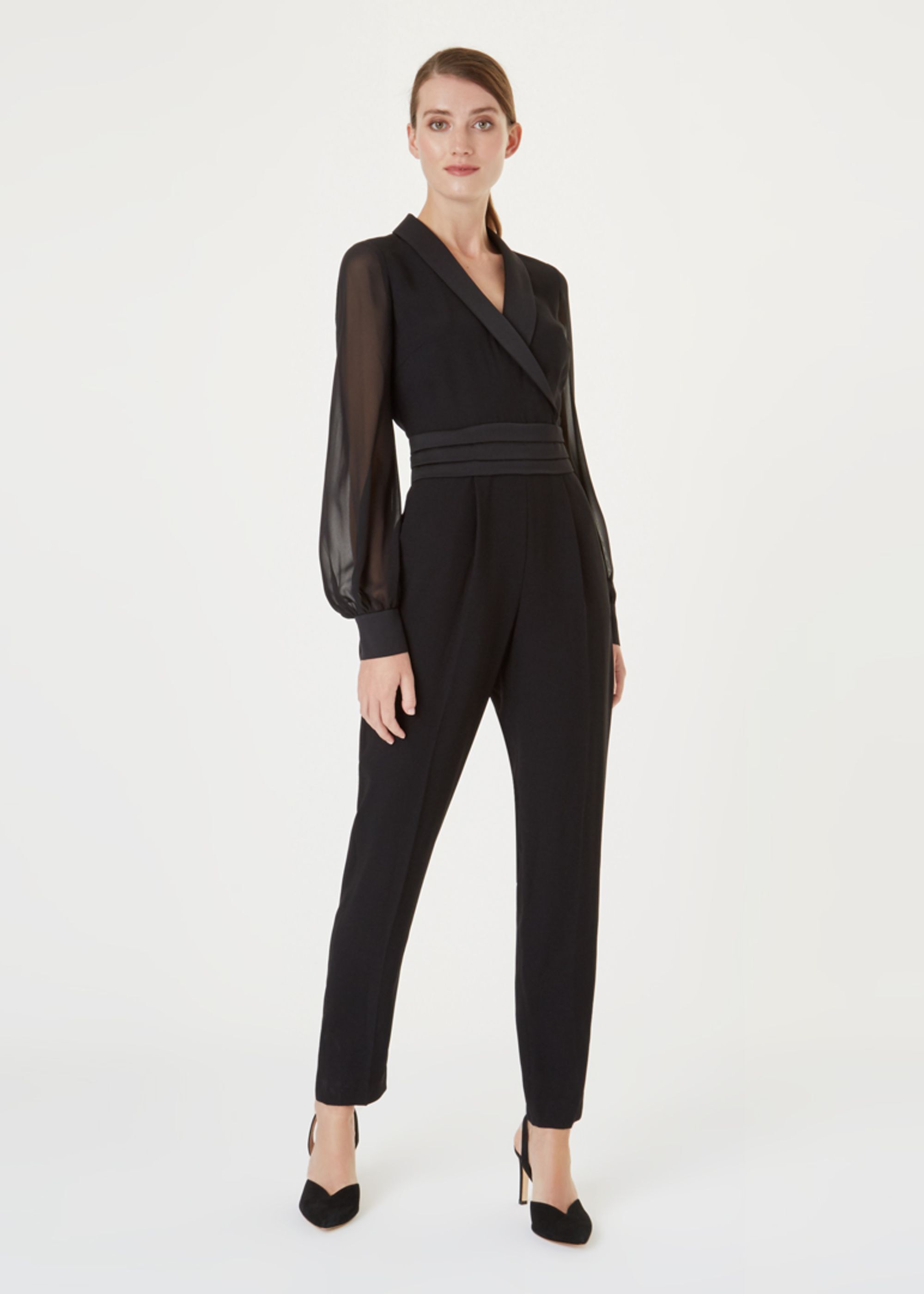 black jumpsuit