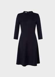 Lillith Dress, Navy Red, hi-res