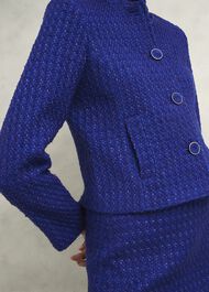 Khloe Jacket With Wool, Cobalt, hi-res
