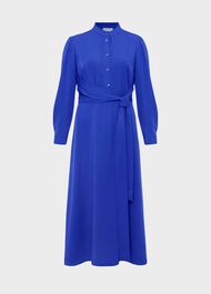 Meadow Belted Fit And Flare Dress , Cobalt Blue, hi-res