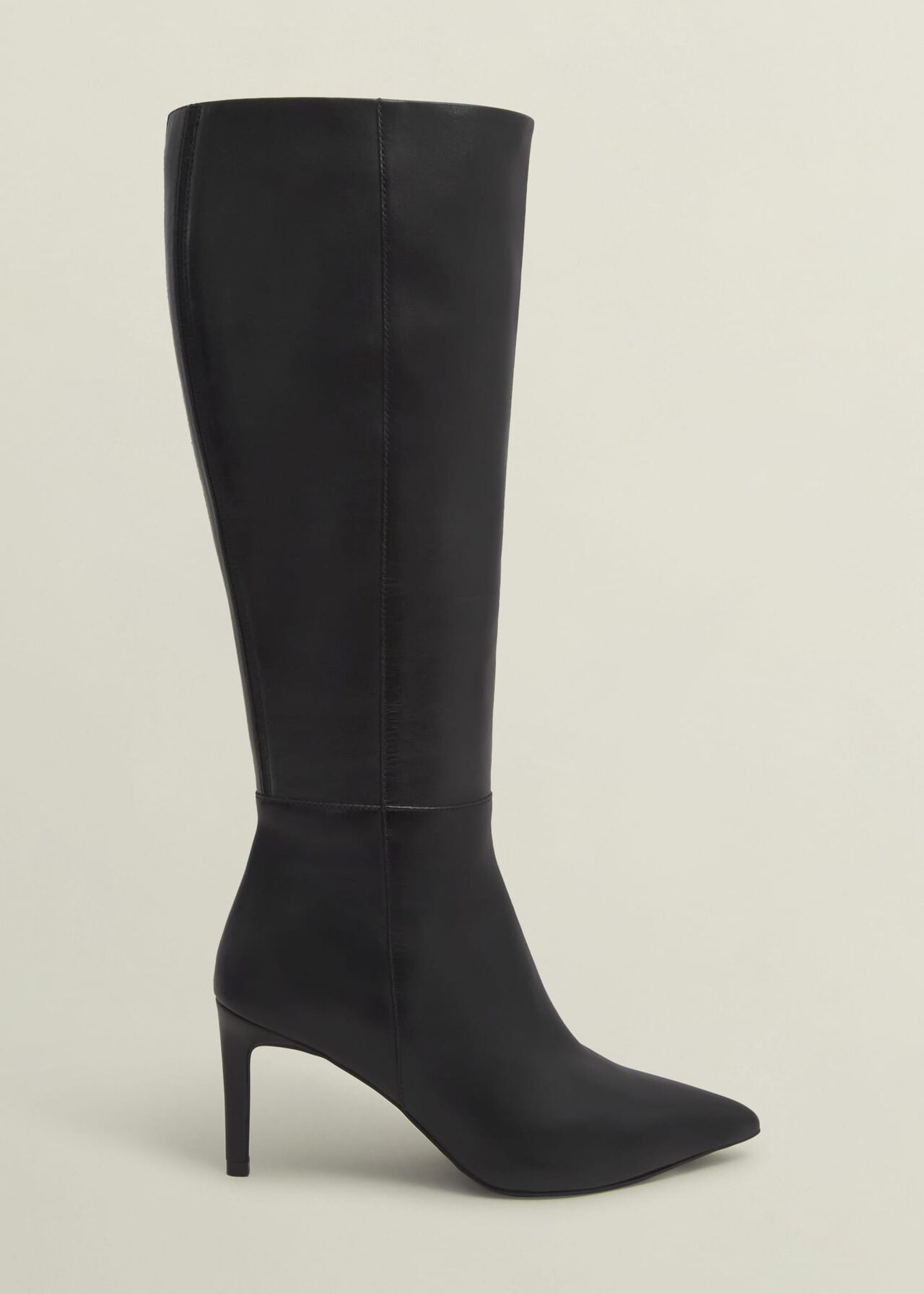 Aliya Knee Boots, Black, hi-res