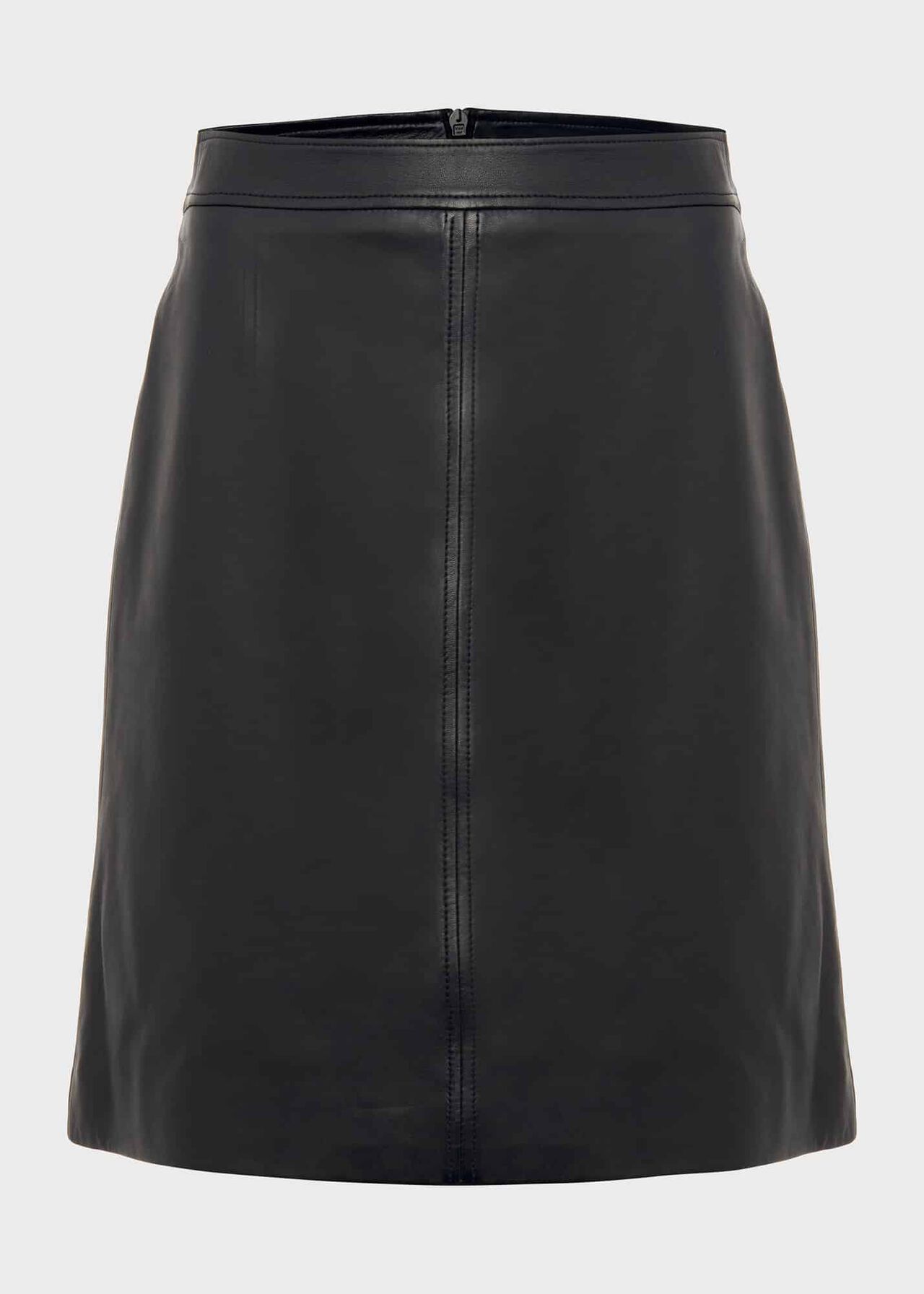 Annalise A Line Leather Skirt