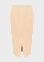 Beatrice Skirt, Beige Suede, hi-res