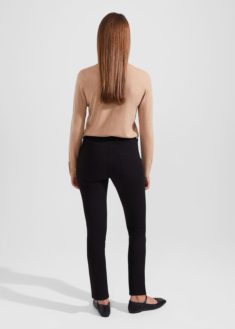 Short Amanda Skinny Jeans, Black, hi-res