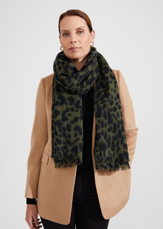 Taylor Animal Print Scarf