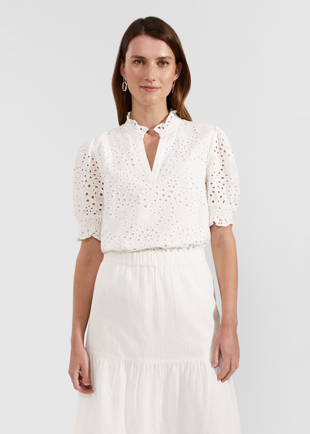 Isabelle Blouse, White, hi-res