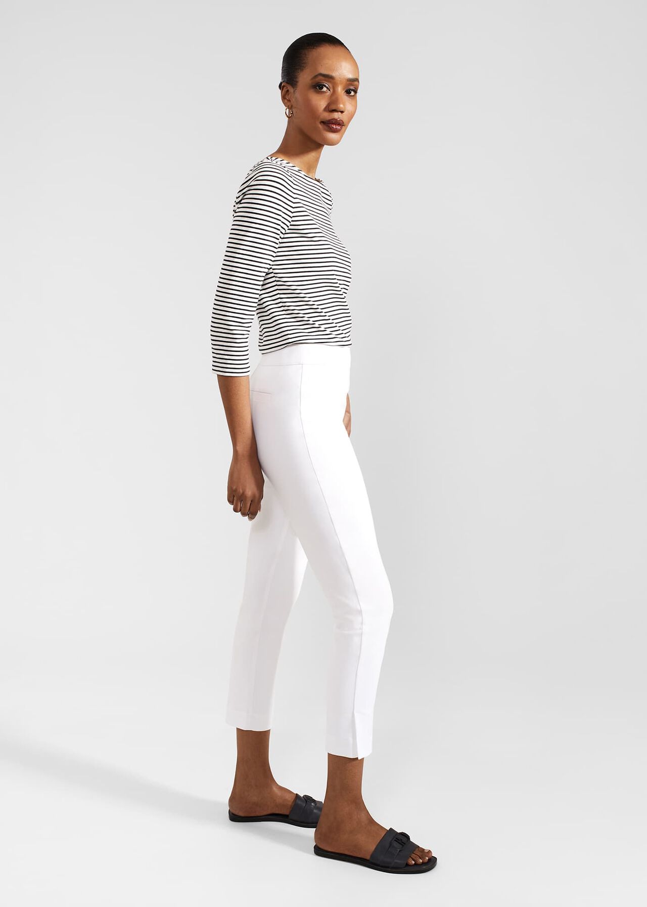 Giselle Capri, White, hi-res