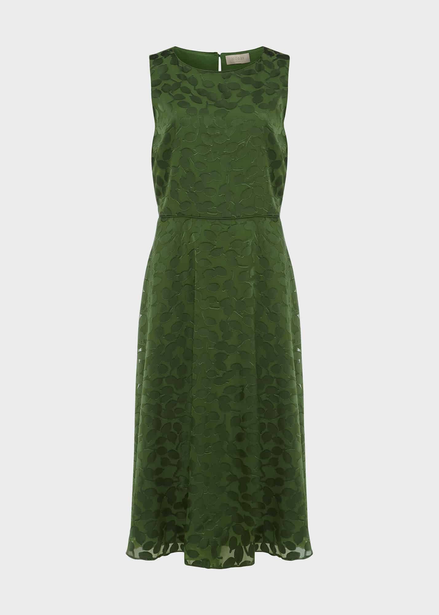 hobbs green floral dress