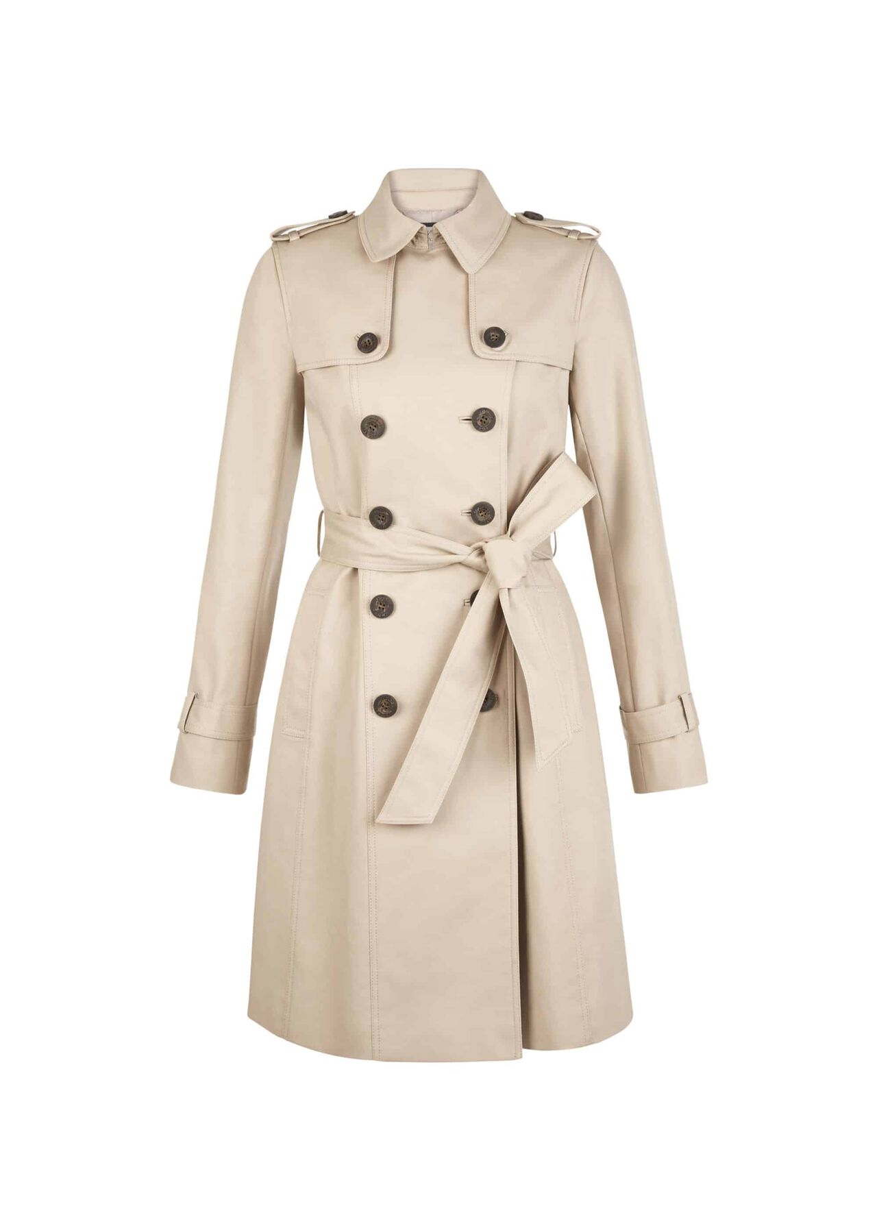 Petite Saskia Water Resistant Trench Coat, Clay, hi-res
