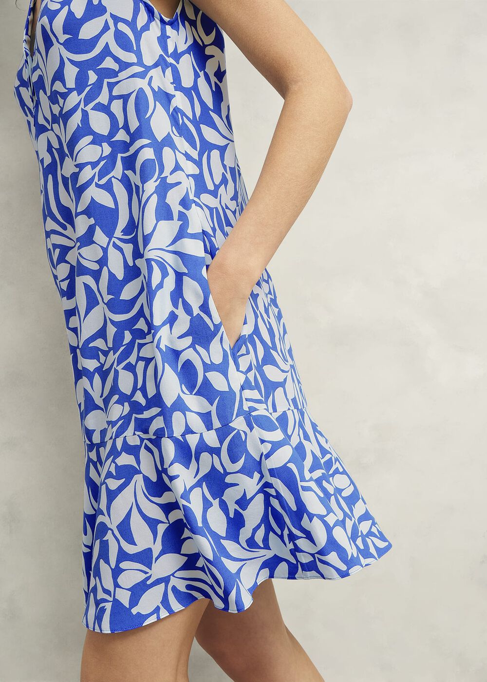 Janey Dress, Blue Ivory, hi-res