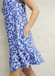Janey Dress, Blue Ivory, hi-res