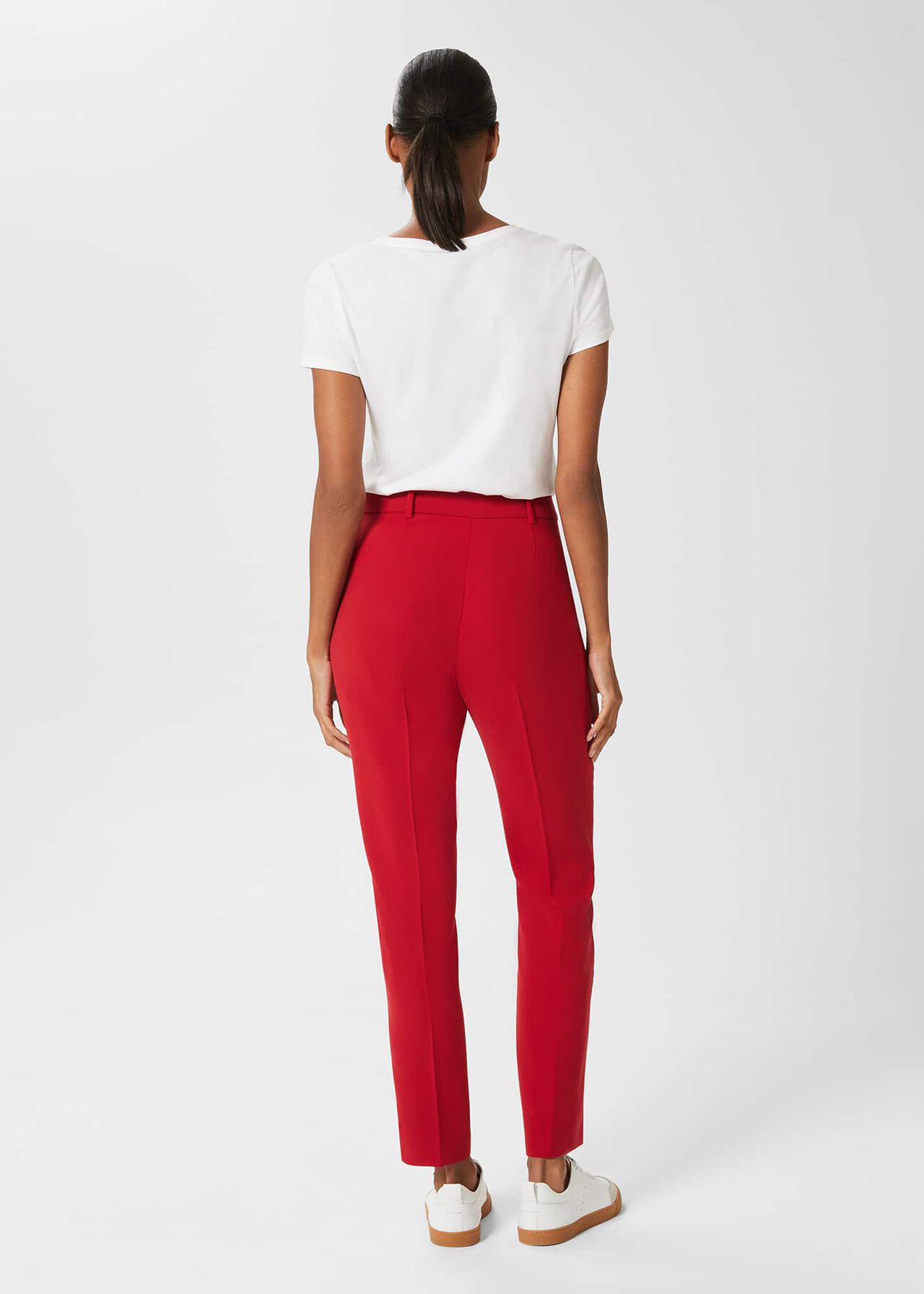 Adelia Trousers, Red, hi-res