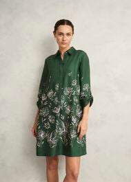 Dark Green Marci Tunic Dress, Green Multi, hi-res