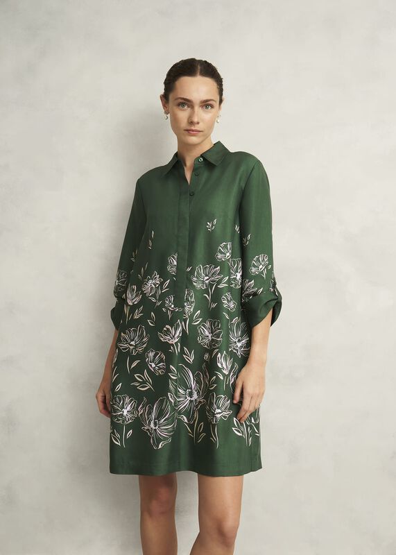 Dark Green Marci Tunic Dress