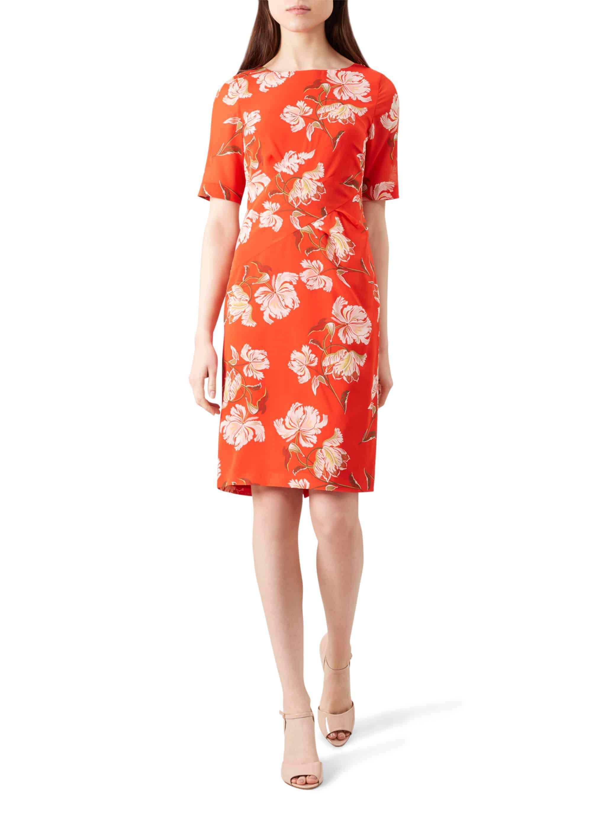 polka dot dress mustard