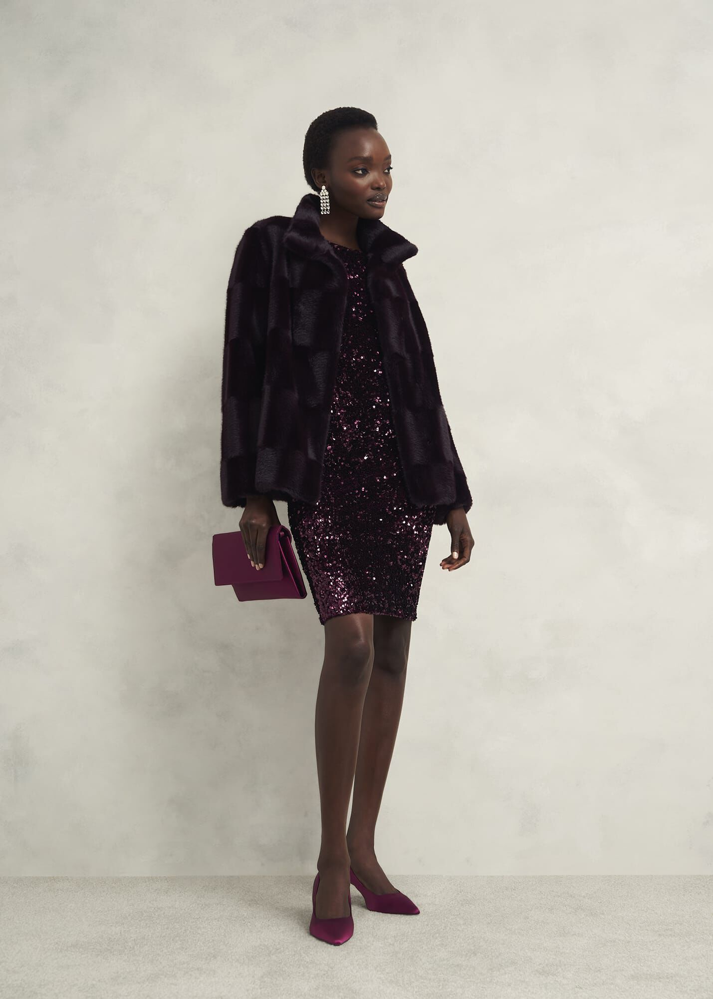 Sawyer Sequin Dress Hobbs UK