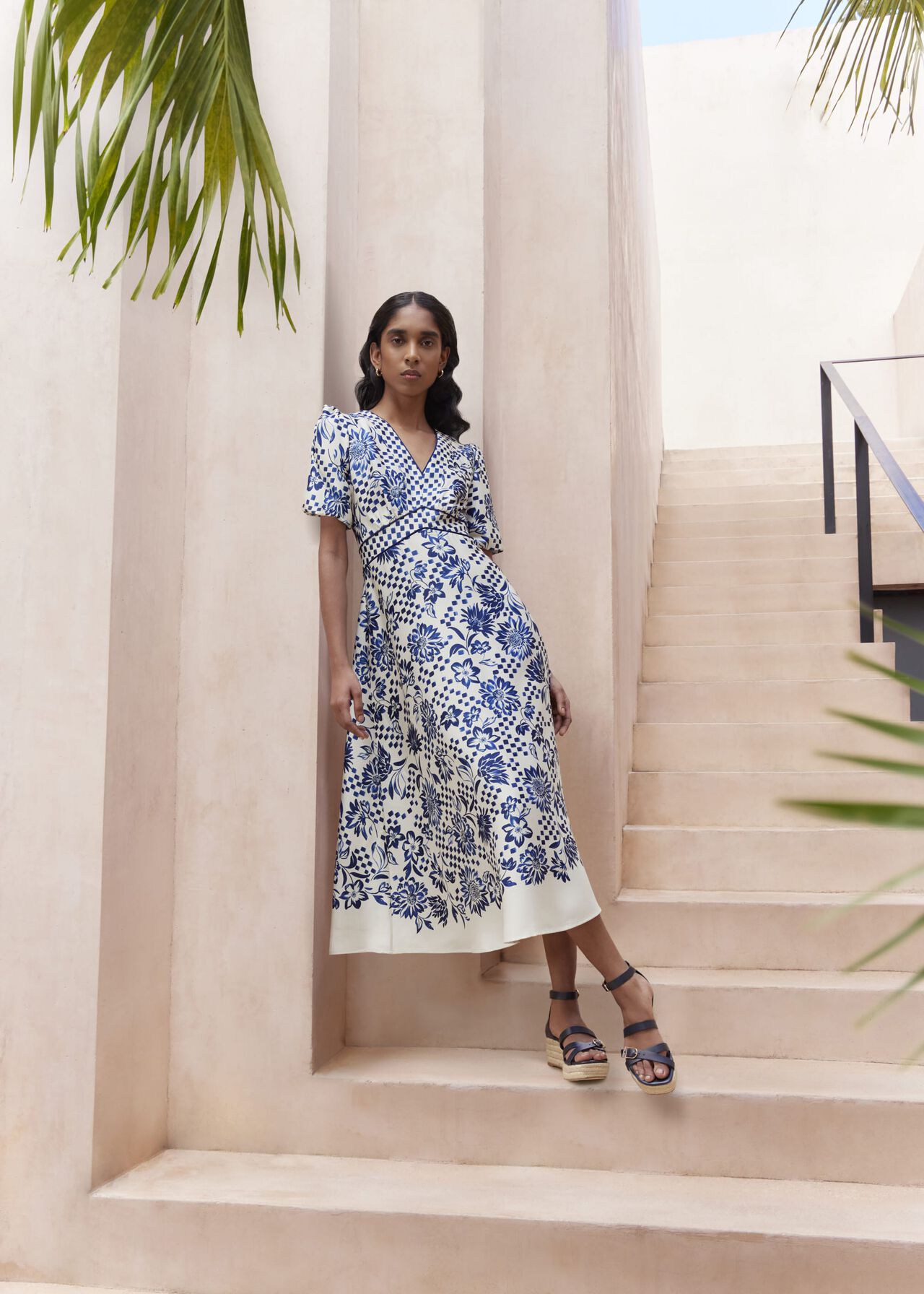 Trelissick Dress, Cream Multi, hi-res