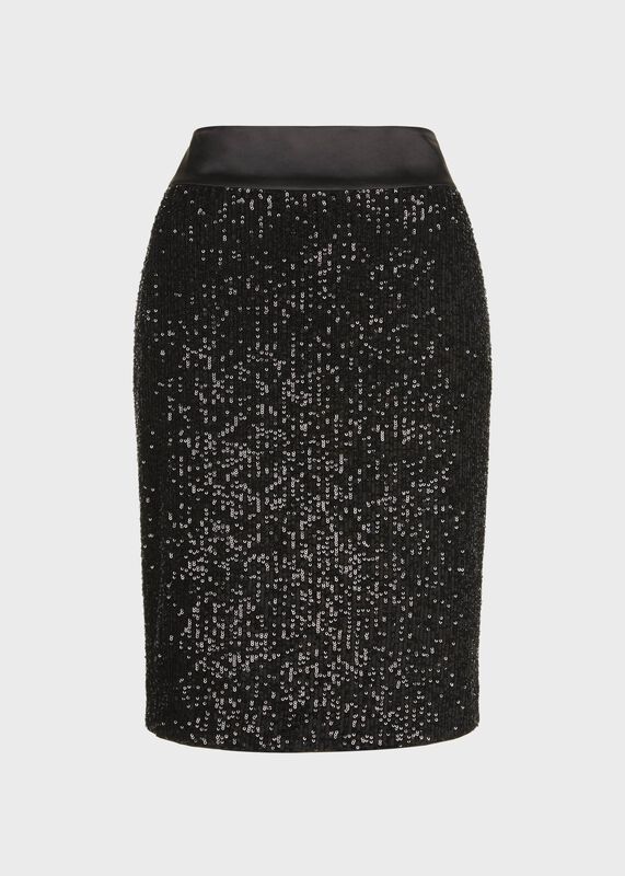 Salma Sequin Pencil Skirt