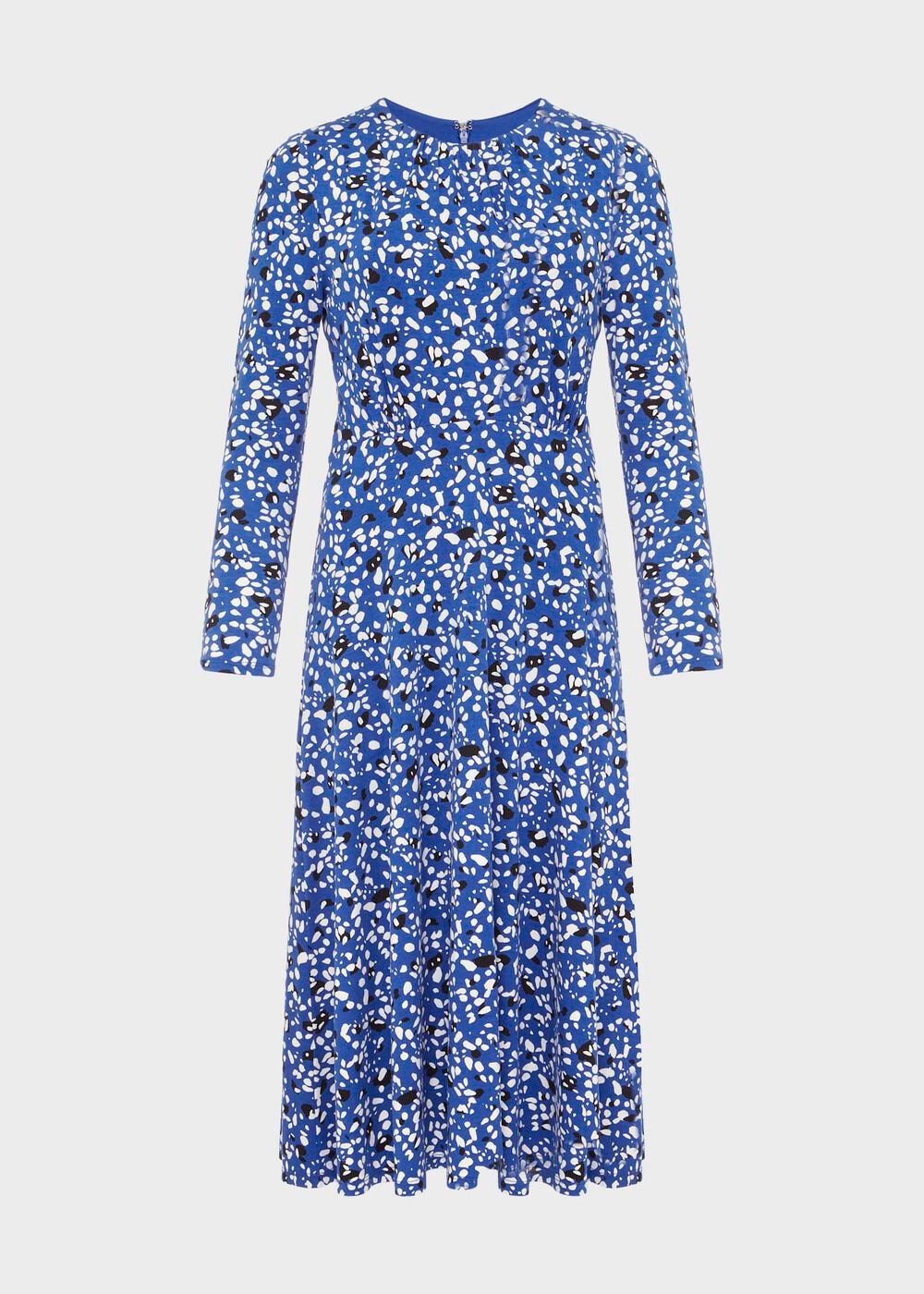 Sian Jersey Dress, Cobalt Multi, hi-res