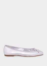 Nikita Ballet Flats, Silver, hi-res
