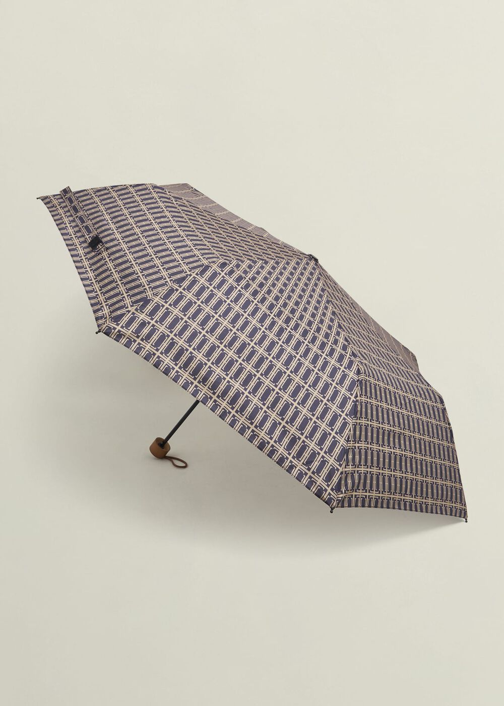 Eve Compact Umbrella, Camel Black, hi-res