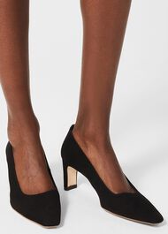 Merle Court Shoes, Black, hi-res