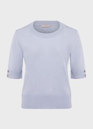 Leanne Jumper With Wool, Shade Blue, hi-res