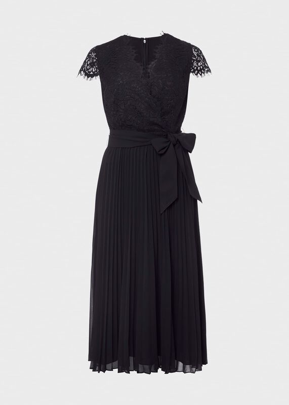 Nadiya Lace Pleated Dress 