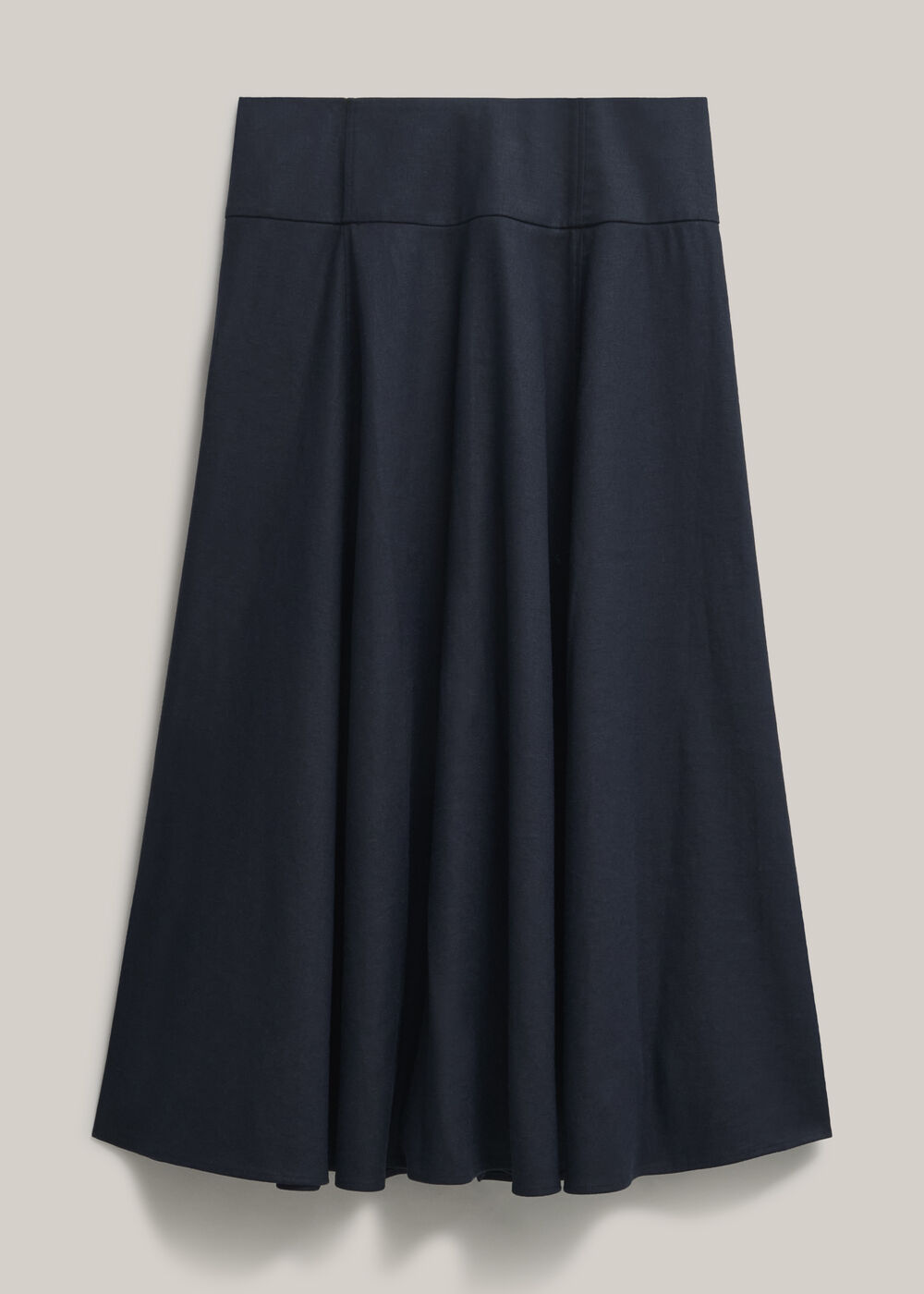 Lilliana Midi Skirt, Navy, hi-res