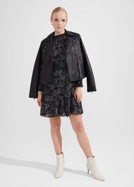 Natalie Dress, Black Ivory, hi-res