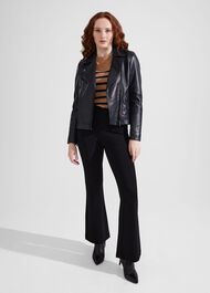 Peggy Ponte Pants, Black, hi-res