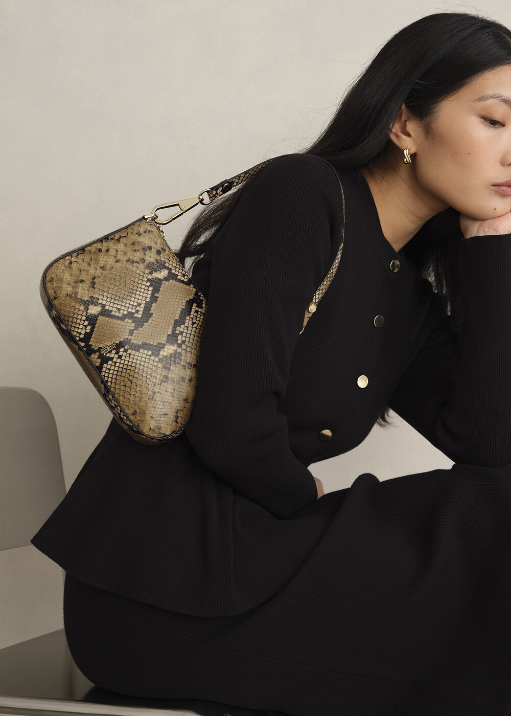 Briella Crossbody Bag, Snakeskin, hi-res