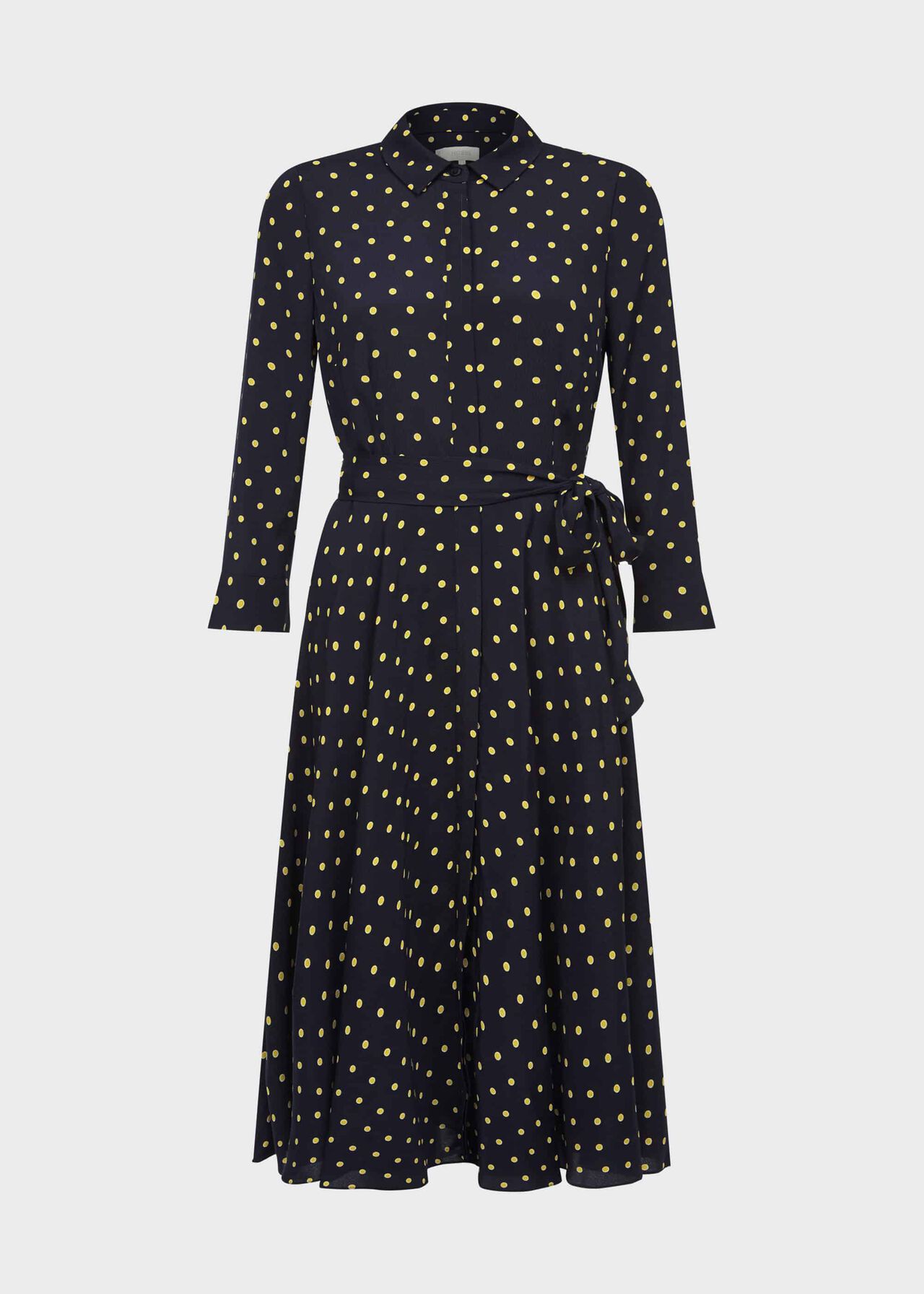 Petite Lainey Dress Navy Bamboo