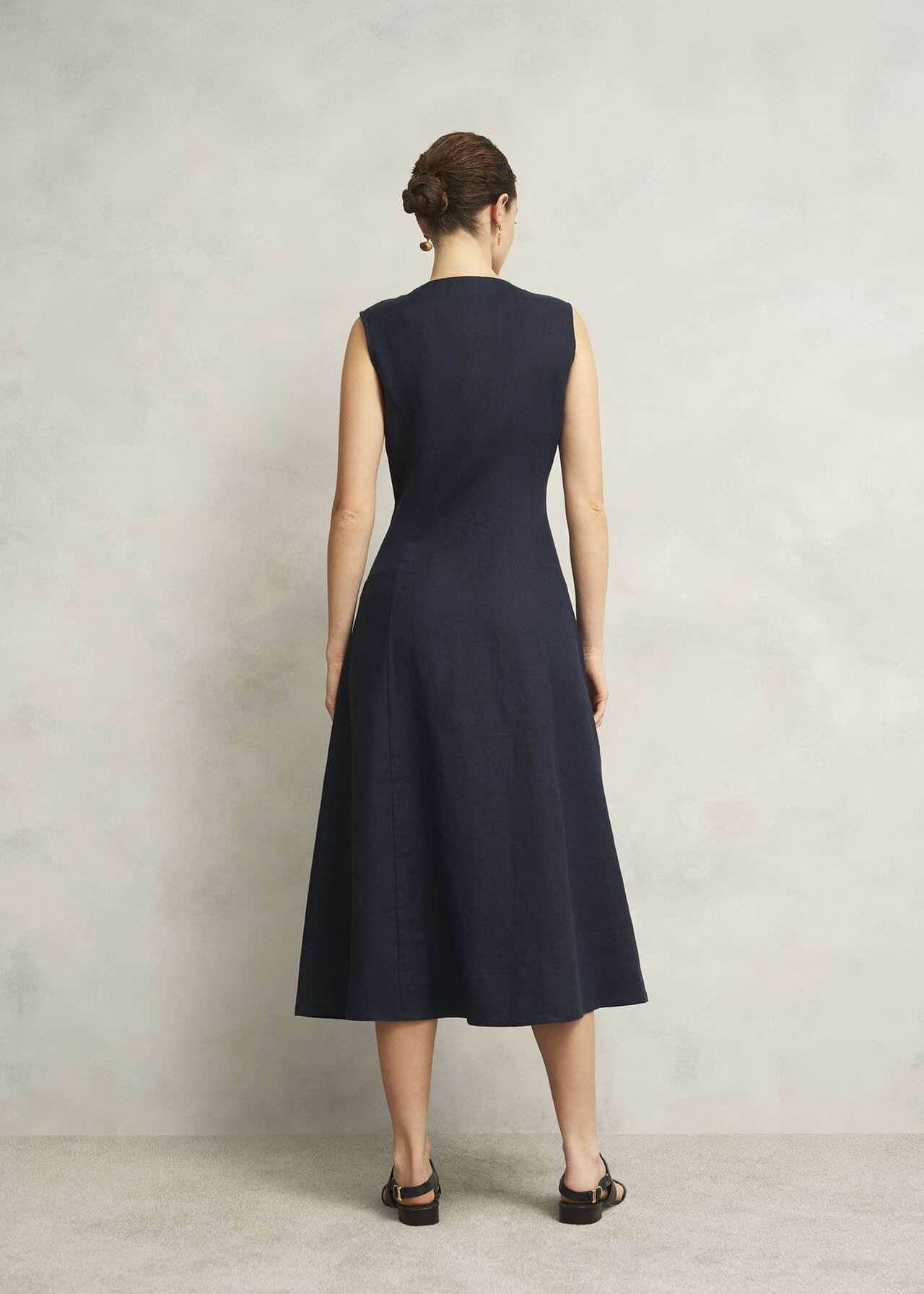 Carmen Dress, True Navy, hi-res