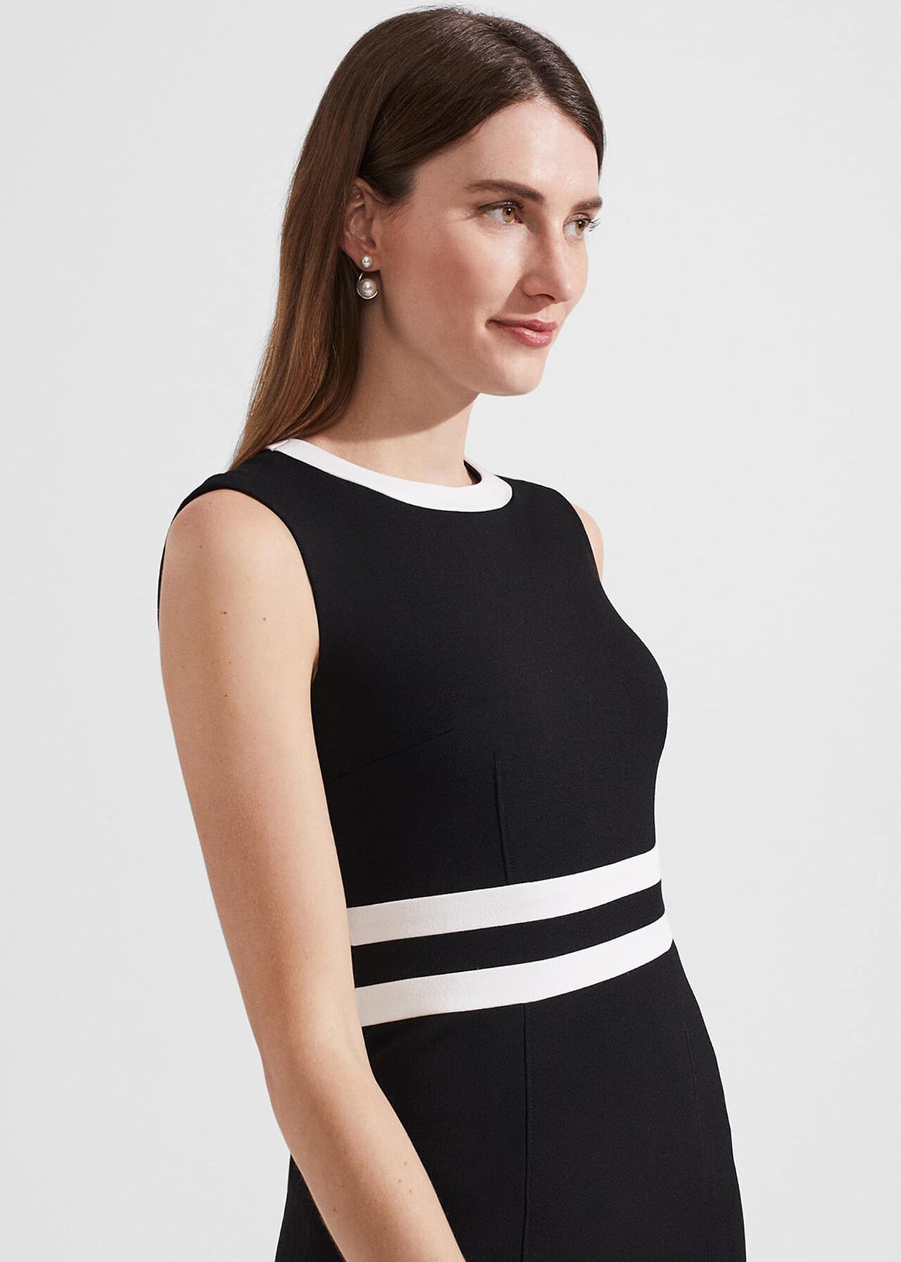 Suri Dress, Black Ivory, hi-res