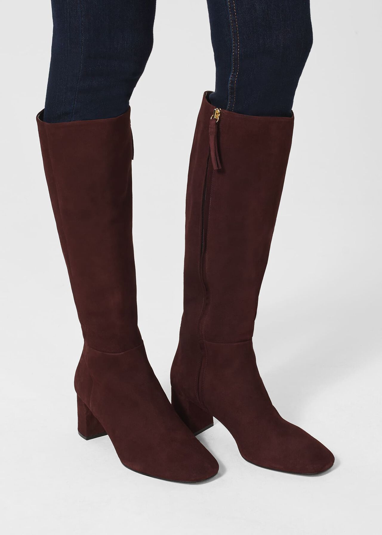 Imogen Long Boot, Aubergine, hi-res