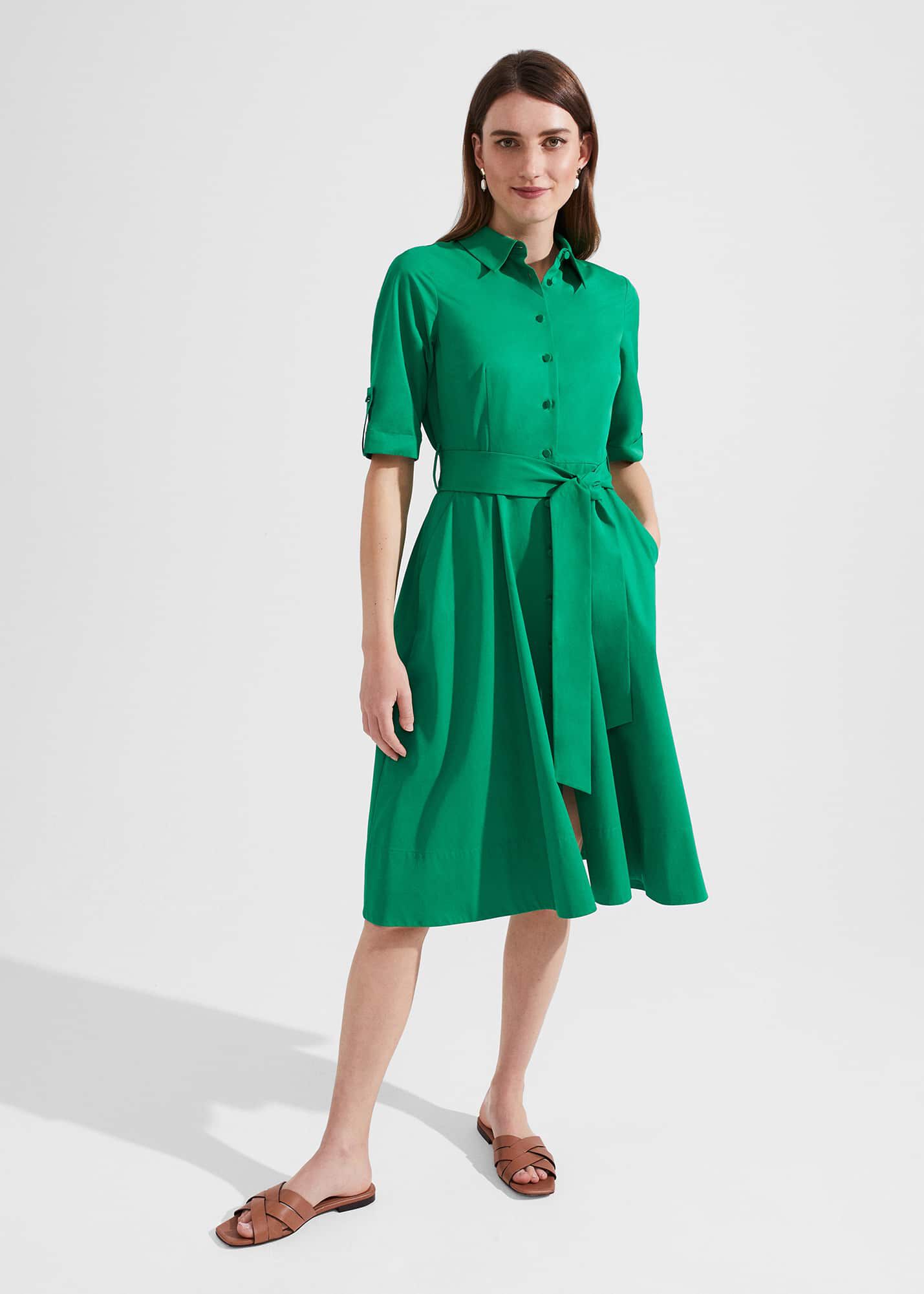 Hobbs lois dress green sale
