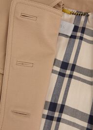 Skylar Shower Resistant Trench Coat, Tan, hi-res