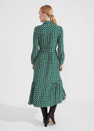 Petite Emberly Dress, Green Multi, hi-res