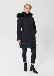 Petite Dita Puffer, Navy, hi-res