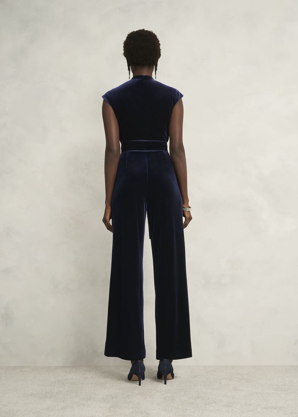Olive Jumpsuit, Midnight Navy, hi-res
